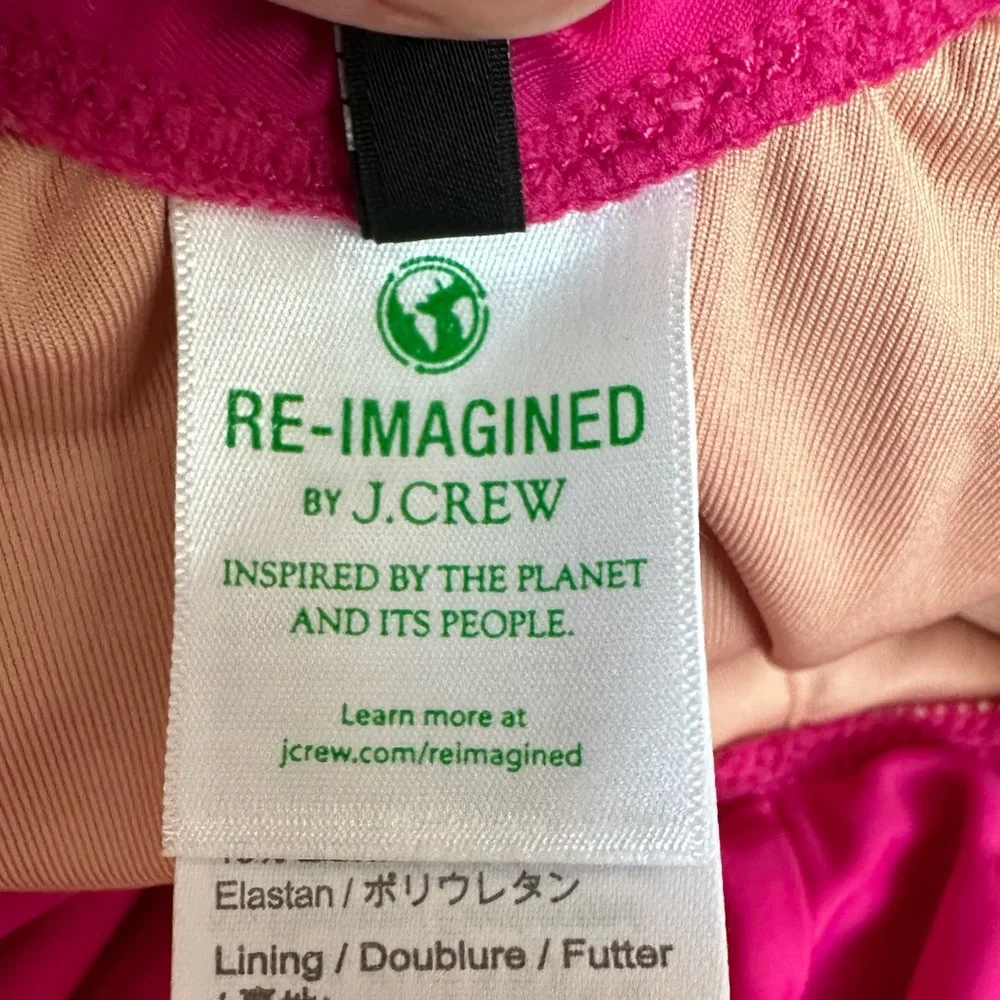 J. Crew Ruffle One-Piece Swimsuit in Fuchsia Pink - Picture 10 of 14